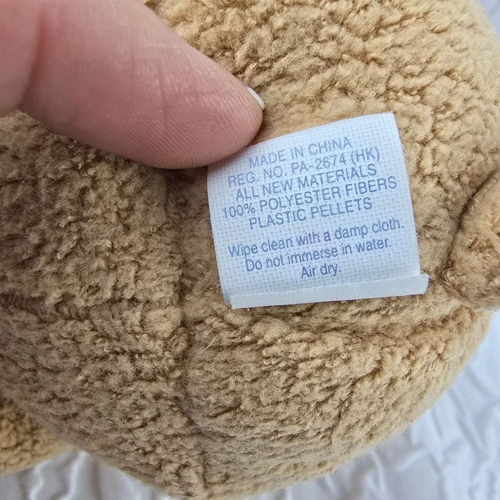 Kids II‎ Brown Teddy Bear Praying Patches Plush Toy Praying Prayer See Photos